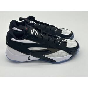 Size 9.5 *Refurbished by Nike* Jordan Luka 2 TB Low Black White FN7400-100